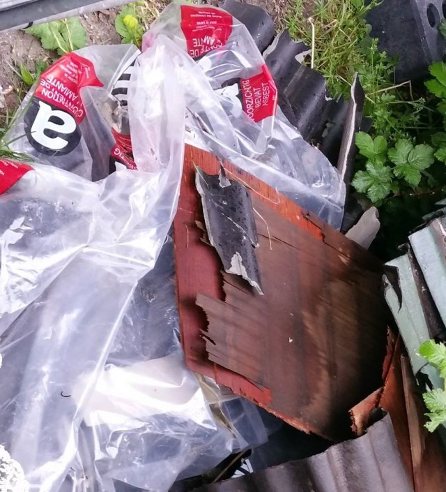 asbest gedumpt onder Zwijndrechtse brug