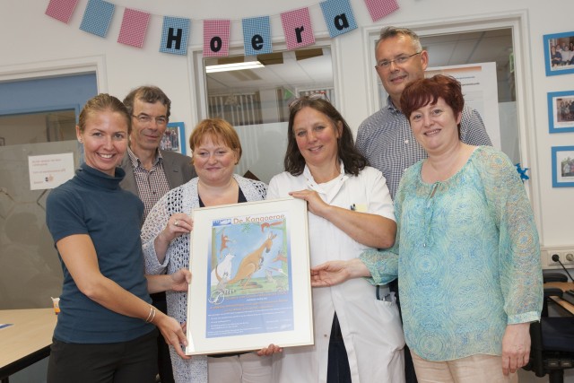 uitreiking Kangoeroe keurmerk, neokeurmerk, afdeling B1, Rhena