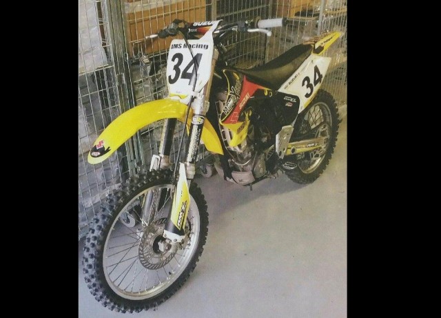 gestolen crossmotor