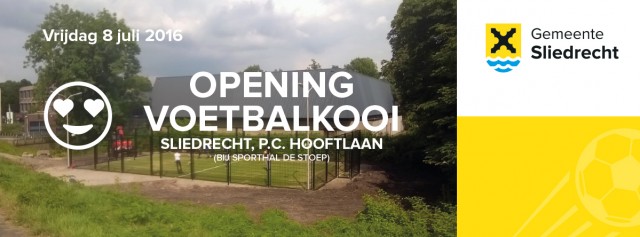 opening voetbalkooi sliedrecht