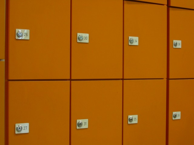 kluisjes kleedkamer school