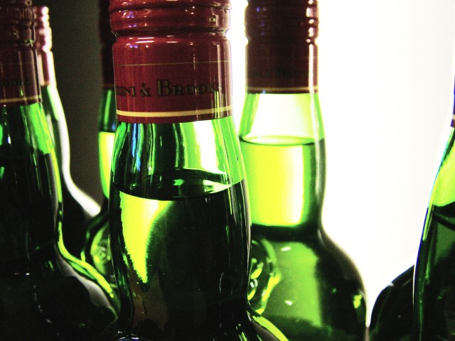 drankflessen wijn alcohol