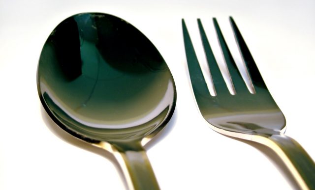 vork lepel eten