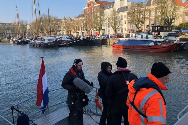 Duitse televisie maakt opnames in Dordrecht