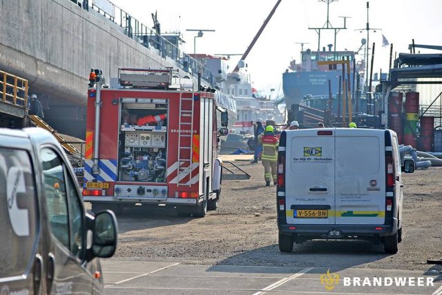 Flinke brand aan boord van tanker in Zwijndrecht