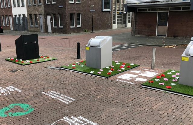 Gemeente Dordrecht start proef met aangeklede ondergrondse containers