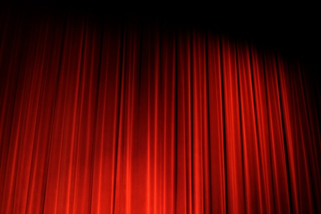 rood gordijn-theater