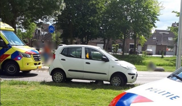 auto uit de bocht zwijndrecht