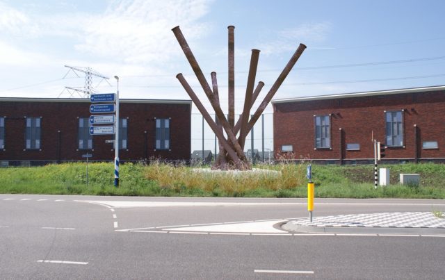 kunstwerk baggerbeeld sliedrecht