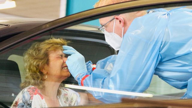 coronatest-teststraat