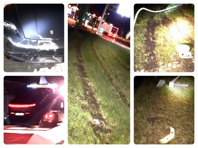 Dronken snelheidsovertreder vlucht voor politie en raakt van de weg bij afrit A16